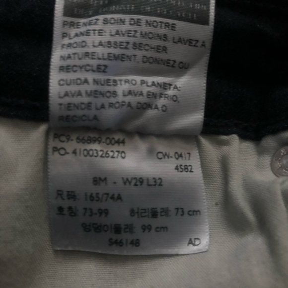 Levi’s Dark Wash Boot Cut Jeans - Picture 4 of 4